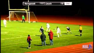 2012 RIIL Div 2 Boys Soccer Semifinal 2 Narragansett vs Lincoln [upl. by Erl]