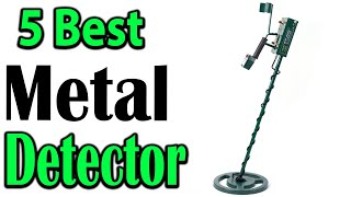 TOP 5 Best Metal Detector Review 2024 [upl. by Yuji]