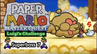 Paper Mario Master Quest Luigis Challenge Huff N Puff EX [upl. by Banquer]