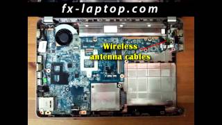 Disassembly HP G42 or HP Compaq Presario CQ42  replacement take apart keyboard screen [upl. by Acisej]