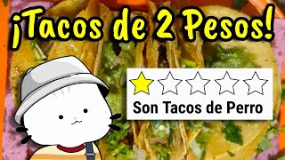 Probé los Tacos MÁS BARATOS de cdmx  ¡Tacos de 2 pesos [upl. by Oiznun]