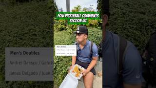 POV Pickleball comments section irl pickleball pickleballmemes [upl. by Wil858]