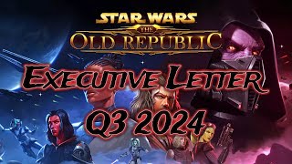 SWTOR Q3 2024 Executive Letter [upl. by Ashely]