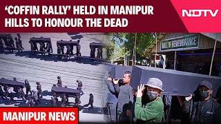 Manipur Violence Latest Update  Coffin Rally Held In Manipur Hills To Honour The Dead [upl. by Christenson]