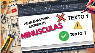 ✅ ¿Problemas para Escribir en Minúsculas en AutoCAD Descubre la Solución [upl. by Sela]