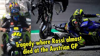 Tragedy where Rossi almost died at the Austrian GP ​​until the track layout was changed [upl. by Eanyl]