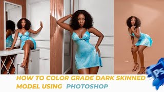 How To Color Grade Dark Skinned Model Using Photoshop PART1​⁠​⁠ DALLIANCEphotography Tip [upl. by Nodnart]