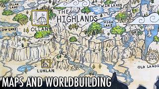 Worldbuilding Sketchbook Tolkien Maps and Journeys  WB Session 1 [upl. by Norraj]