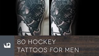 80 Hockey Tattoos For Men [upl. by Eentirb]