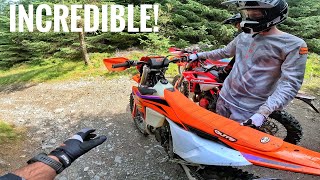 2024 KTM EXC 300 Suspension Upgrade amp Review INCREDIBLE [upl. by Hitt]