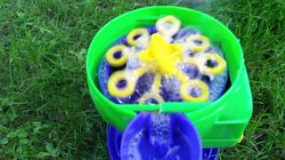 Gazillion Bubble Machine  Backyard Fun  Tornado Bubbles    Awesome [upl. by Ecyaj531]