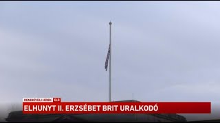 Elhunyt II Erzsébet brit uralkodó [upl. by Astera]