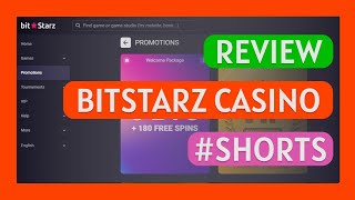 Bitcoin Online Casino  Bitstarz Casino Welcome Bonus  Play Online Slots  Shorts [upl. by Ailes]