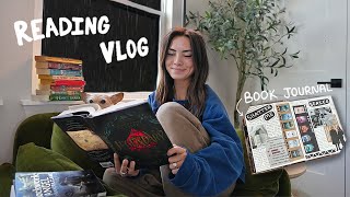 READING VLOG ⭐️  4 books in one week book journaling amp haul [upl. by Maris791]