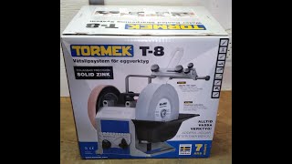 Tormek T8 Sharpener Unboxing [upl. by Elbag]