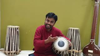 How to play pakhawaj by Ankit Parikh from Banaras online music tutorials lesson pakhawaj india [upl. by Nomsed182]