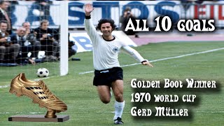 Gerd Müller Der Bomber Golden Boot Winner at the 1970 World Cup [upl. by Trent]