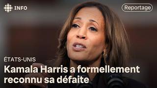 Kamala Harris concède la victoire à Donald Trump [upl. by Frechette927]