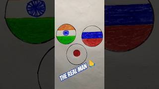 The real man flag painting video tranding art views  short  ytshort 🙏 [upl. by Nadaha534]