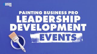 Painting Business Pro Live Events [upl. by Naeloj]