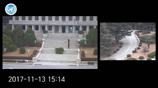 Dramatic video shows escape shooting of North Korean defector [upl. by Alebasi]