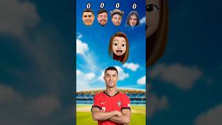 Ronaldo vs mr beast vs ishow speed vs Celine ⚽😈  Ronaldo asking short [upl. by Inaliak]