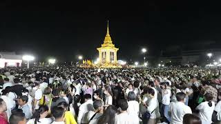 🇹🇭A large number of people gathered at Sanam Luang Bangkok Thailand [upl. by Dewayne213]