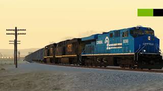 RUN8 V3  Chasing CONRAIL 8098 [upl. by Winfrid375]