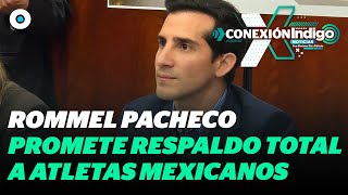 Rommel Pacheco inicia era en la Conade con promesas de revisión de becas e inversión privada [upl. by Johnsson898]