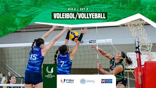 VOLEIBOL  FISU America Games Cali 2024 Día 3 [upl. by Roselyn784]