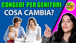 Congedi per genitori ecco cosa cambia [upl. by Knox373]