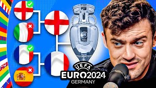 MY EURO 2024 KNOCKOUTS PREDICTIONS [upl. by Shushan]