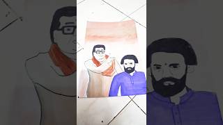 RAJ THACKERAY ART art painter artist artpainter artistdrawing [upl. by Ainar]