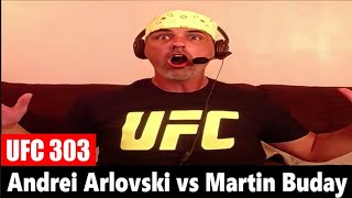 UFC 303 Andrei Arlovski vs Martin Buday REACTION [upl. by Ragan]