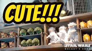 Creature Merchandise at StarWars Galaxys Edge [upl. by Taimi]