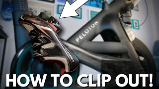 Peloton Bike How to Clip In and Out shorts [upl. by Gayelord]