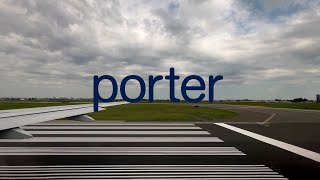 Porter Airlines Embraer E195E2 Takeoff From Toronto YYZ To San Francisco SFO [upl. by Matthia]