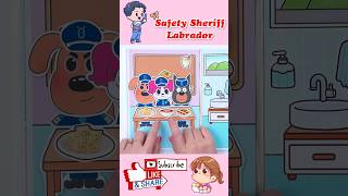 DIY Sticker Safety Sheriff Labrador trendingshorts diy asmr sticker labrador subscribe like [upl. by Mireille]