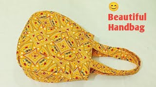 😃 Very easy and beautiful handbagbag banana bagladies purse [upl. by Aneelak558]