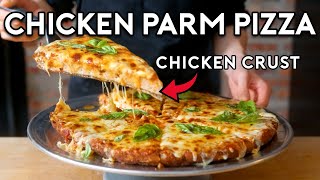 Chicken Parm Pizza  Anything With Alvin [upl. by Florrie]