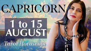 CAPRICORN Tarot reading from 1st to 15th August 2024 [upl. by Adlecirg]