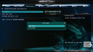 ASRock A320MHDV R40 UEFI BIOS Setup amp Settings [upl. by Tatianna]