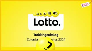 Lotto trekkingsuitslag 31 augustus 2024 [upl. by Sahcnip]