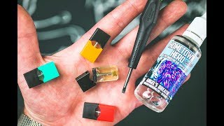 Easily Refill Your Juul Pods How to Refill a Juul Pod Tutorial [upl. by Ojahtnamas622]