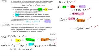 AQA AS level Chemistry 74041 June 2017  Question 3 [upl. by Sanez]