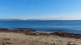 Hyères  Sur la plage des quotPesquiersquot ce matin Presquîle de Giens [upl. by Slavic]