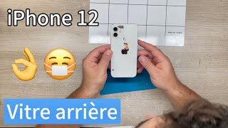 Changement de vitre arrière iPhone 12 Repair Ifavone [upl. by Tyre]