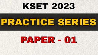 KSET 2023 Practice questions  Day01  KLM Classes [upl. by Enellek]