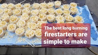 DIY the best fire starters for outdoors or home [upl. by Stutman12]