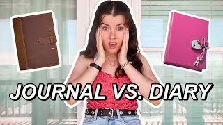 journal vs diary  whats the difference [upl. by Ricky]